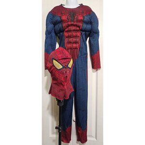 Ultimate Spiderman Kids Muscle Costume Mask Halloween Superhero Marvel Avengers